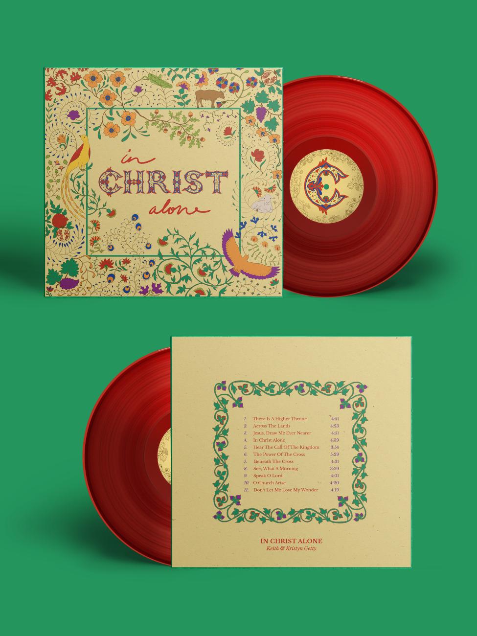 Music LP record album design